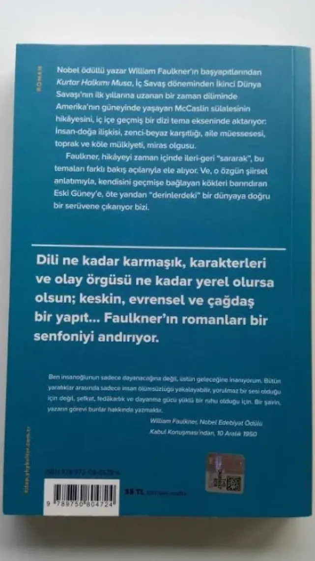 Kurtar Halkımı Musa - William Faulkner
