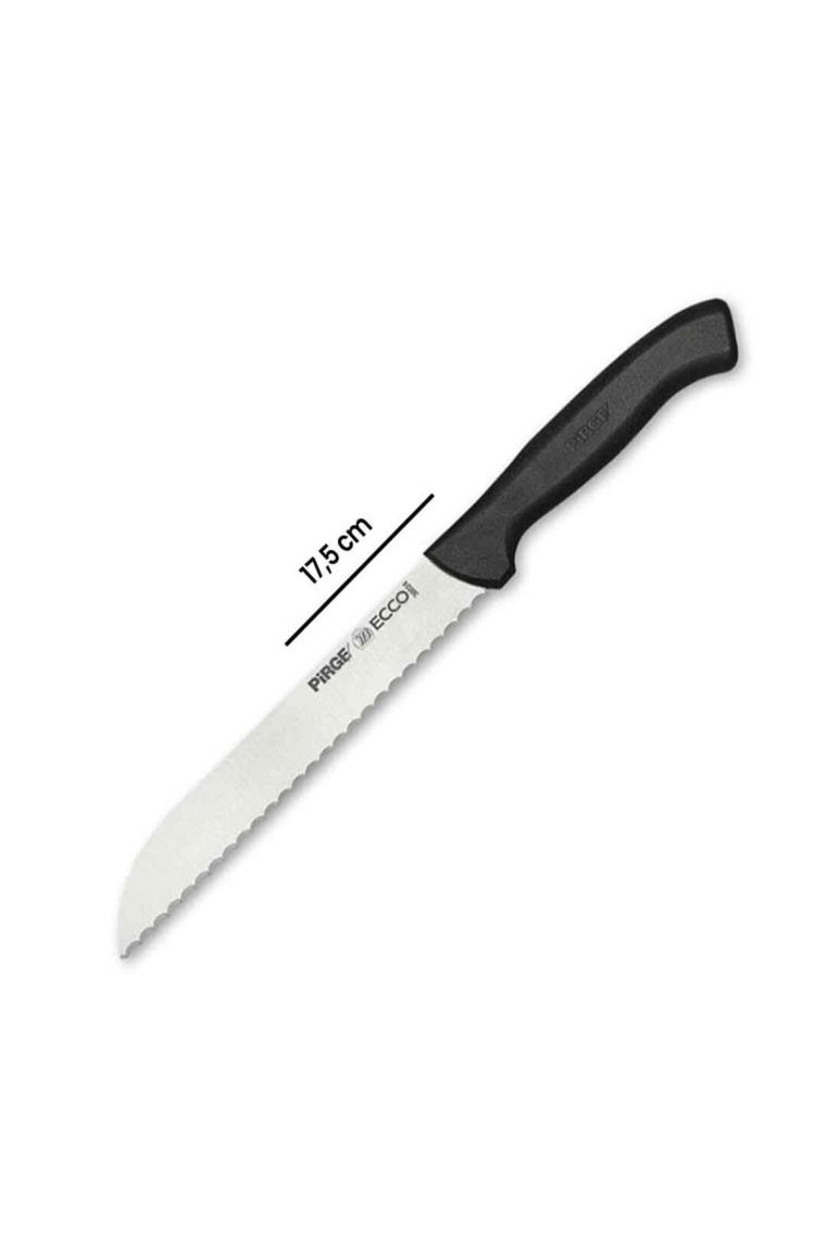 Ecco Ekmek Bıçağı Pro Dişli - Siyah / 17,5 Cm
