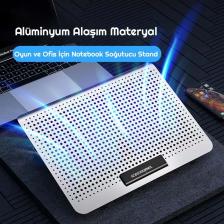 Triline Icecoorel Alimünyum Hız Ayarlı Notebook Soğutucu Ergonomik Stand
