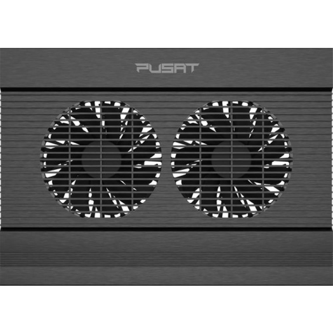 Pusat Alüminyum Çift Fanlı 1000 RPM Laptop Soğutucu