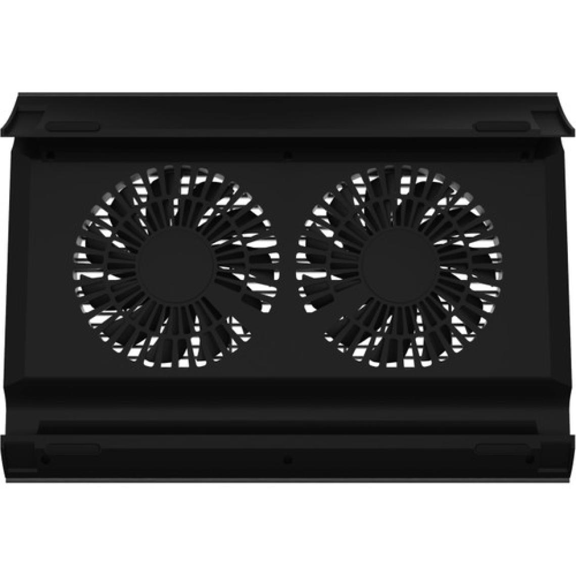 Pusat Alüminyum Çift Fanlı 1000 RPM Laptop Soğutucu