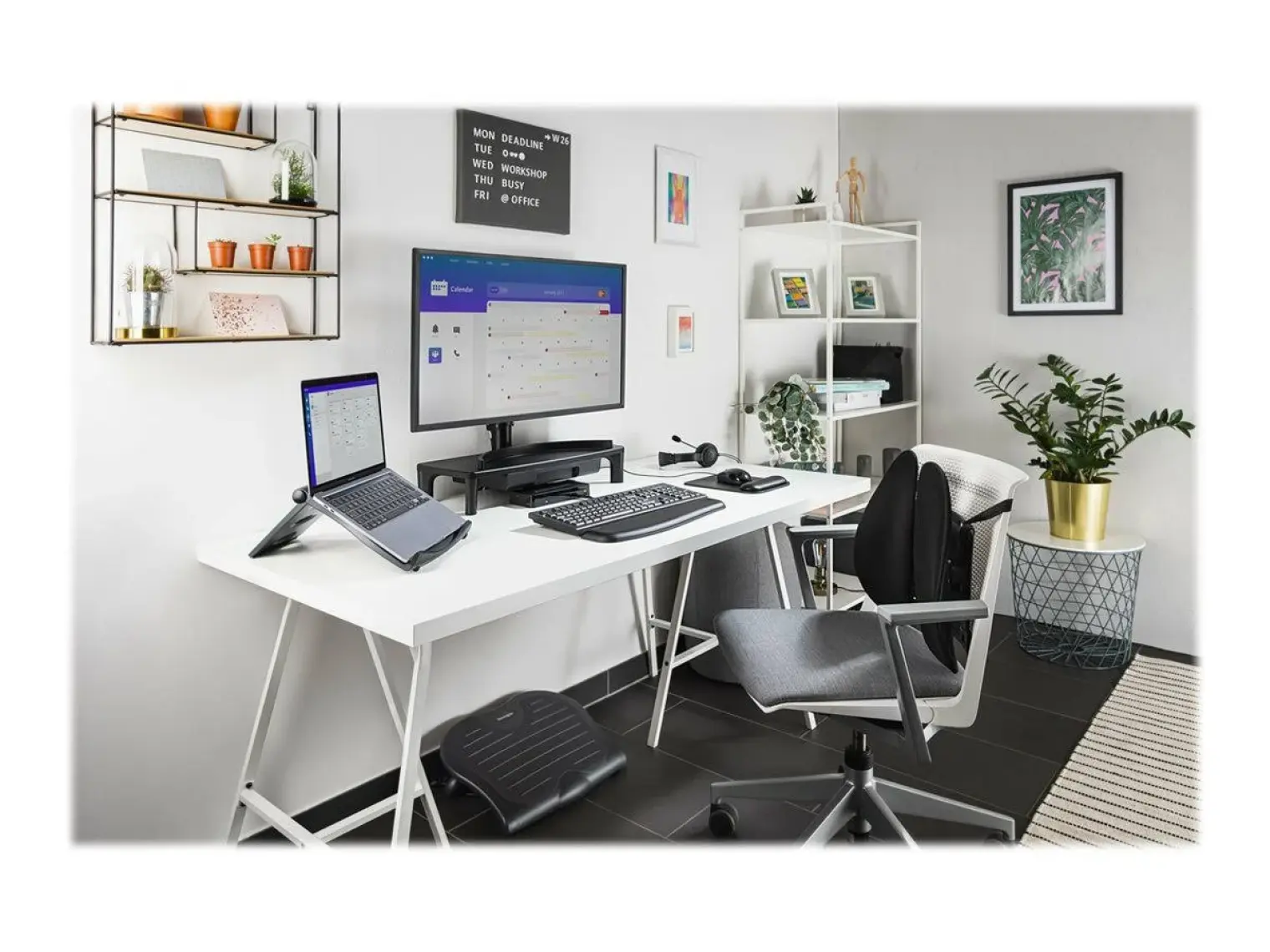 Kensington SmartFit Easy Riser Laptop Soğutucu Gri