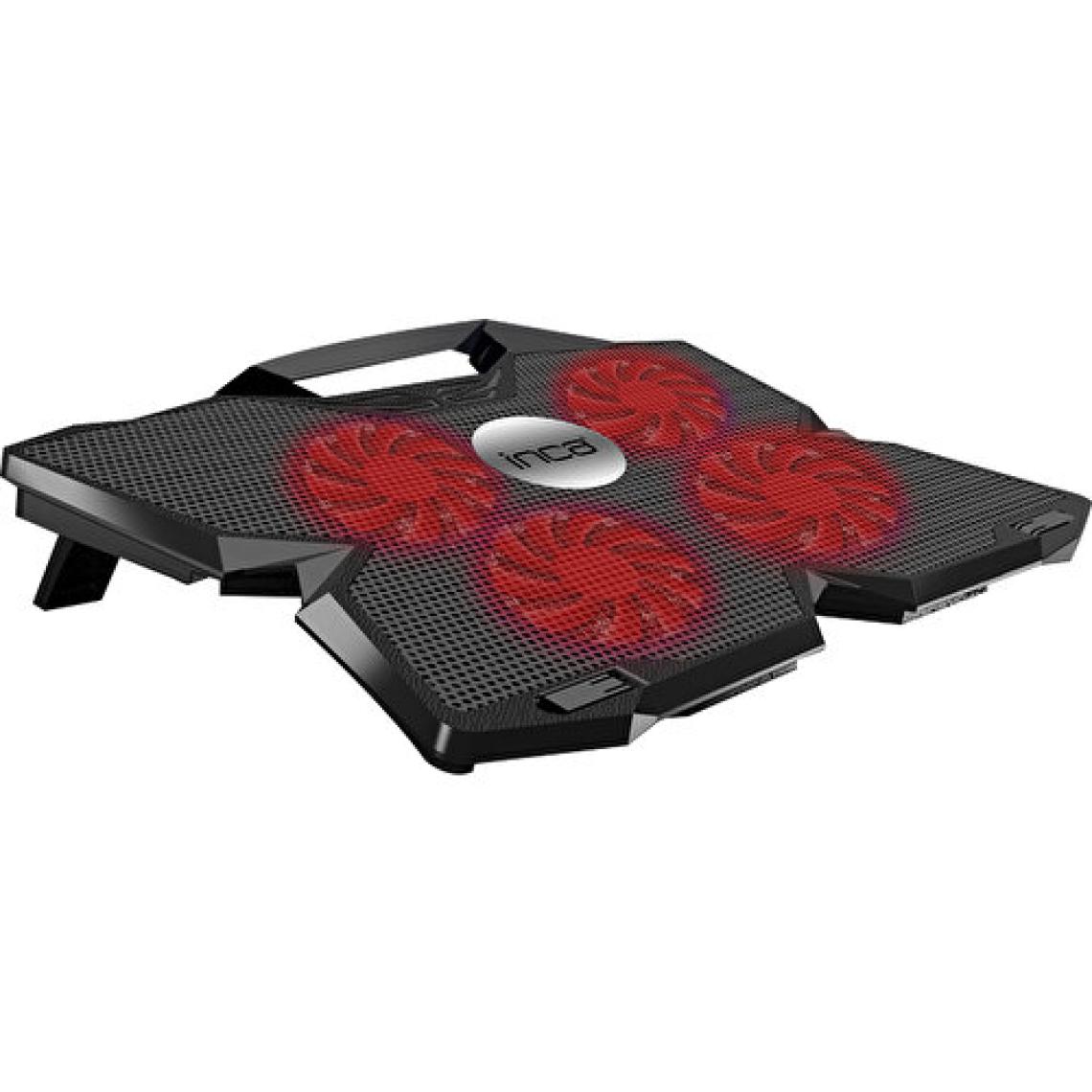 INCA INC-3280 GAMING 11-17,3' Tutacaklı 4 Fanlı Kırmızı Ledli Notebook Soğutucu