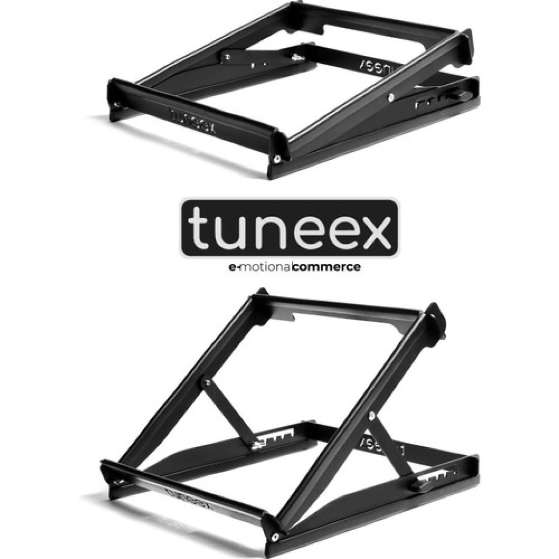 TUNEEX 2'Lİ OFİS SETİ - 5 KADEMELİ METAL NOTEBOOK LAPTOP YÜKSELTİCİ ALTLIK & TELEFON TABLET TUTUCU STAND