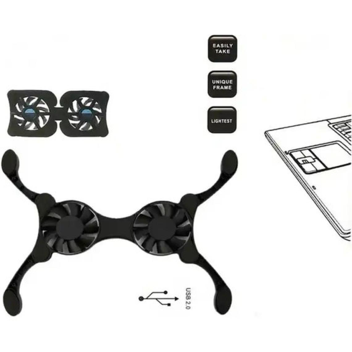 Cloody Notebook  Çift Fanlı Soğutucu Fan USB