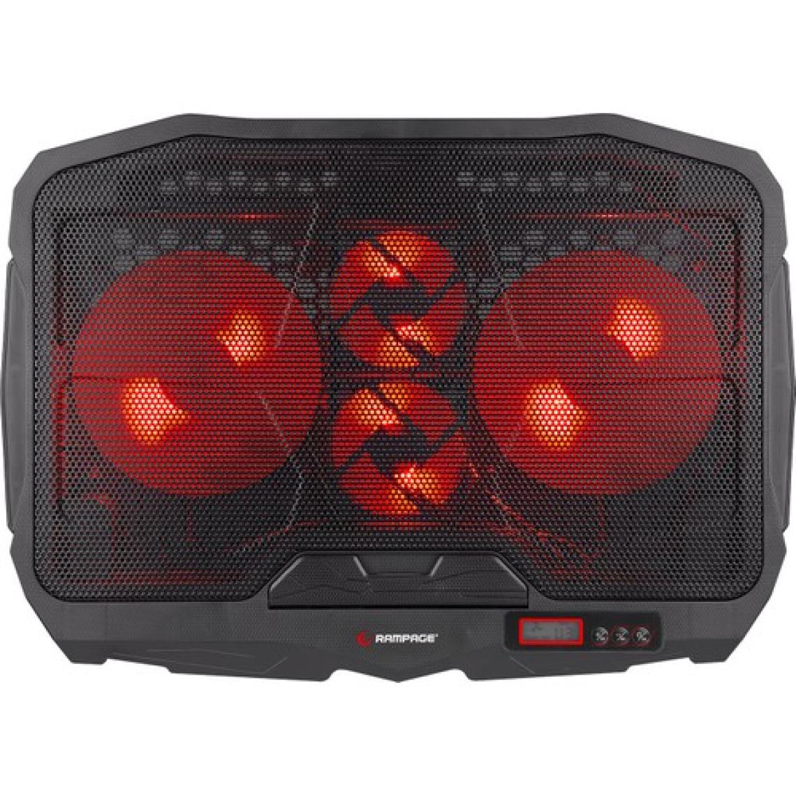 Rampage AD-RC4 4 Kırmızı Led Fanlı USB 2.0 15"-17" Laptop Soğutucu