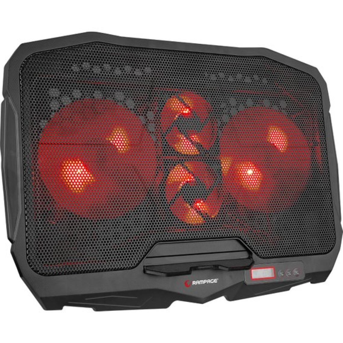 Rampage AD-RC4 4 Kırmızı Led Fanlı USB 2.0 15"-17" Laptop Soğutucu