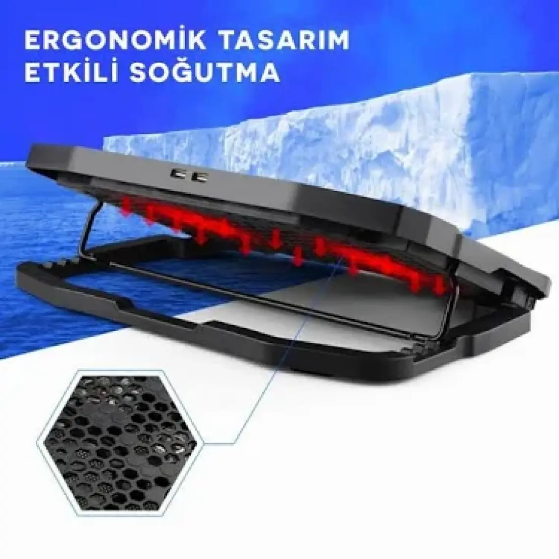 JUO C1 Led Ekranlı Notebook Soğutucu