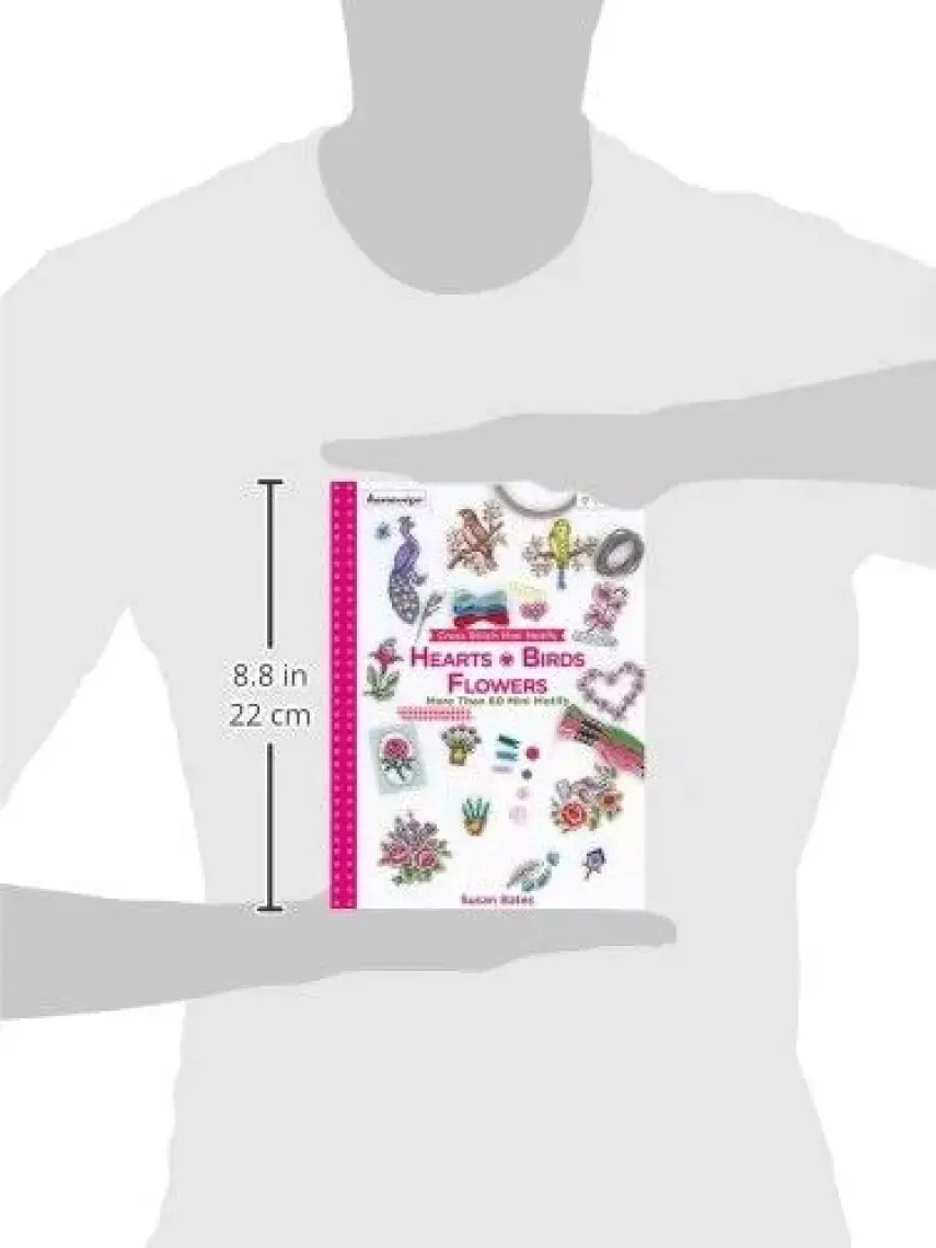 Kanaviçe Mini Motifler - Kalpler, Kuşlar ve Çiçekler - Susan Bates