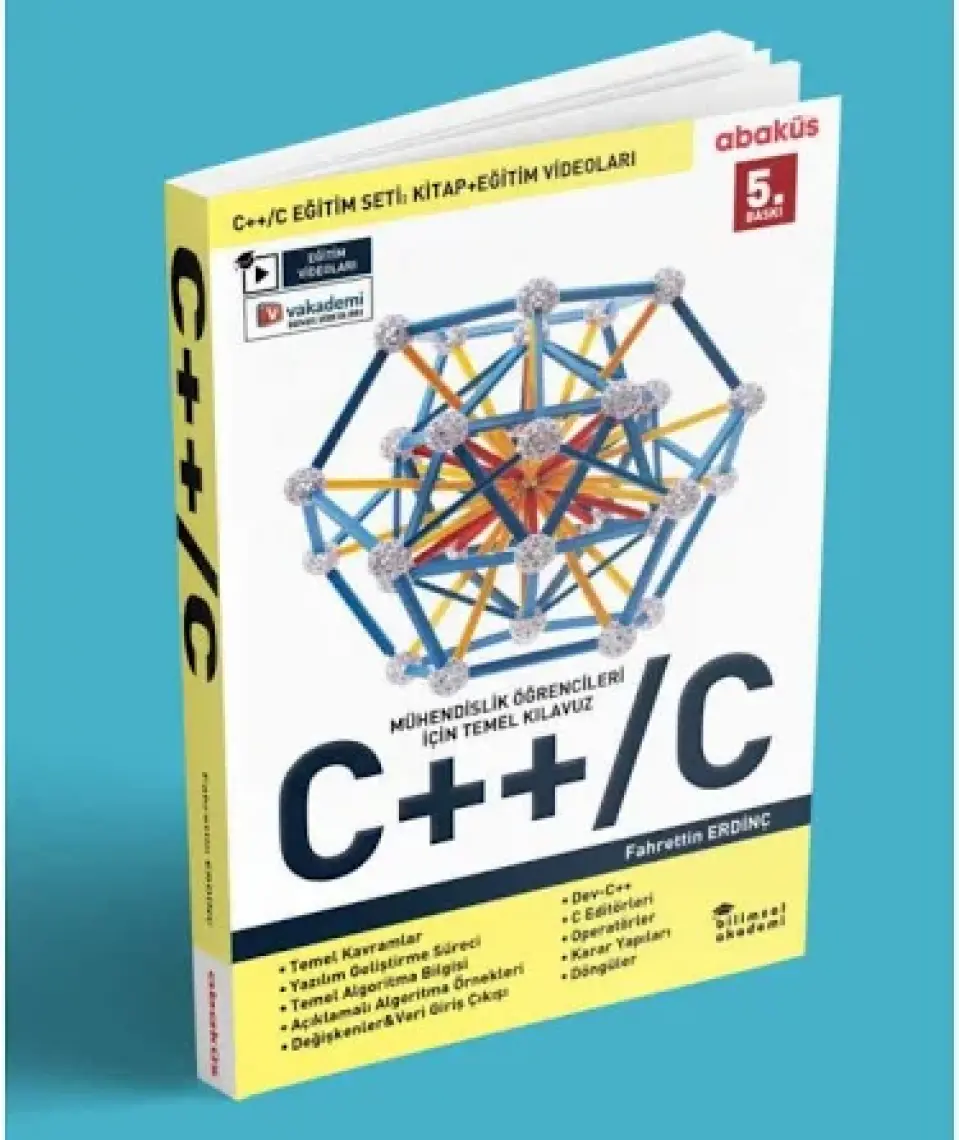 C++/C (Video Eğitim seti Hediyeli) - Fahrettin Erdinç
