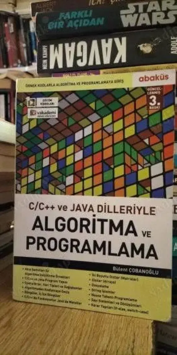 C C++ Ve Java Dilleriyle Algoritma Ve Programlama - Bülent Çobanoğlu