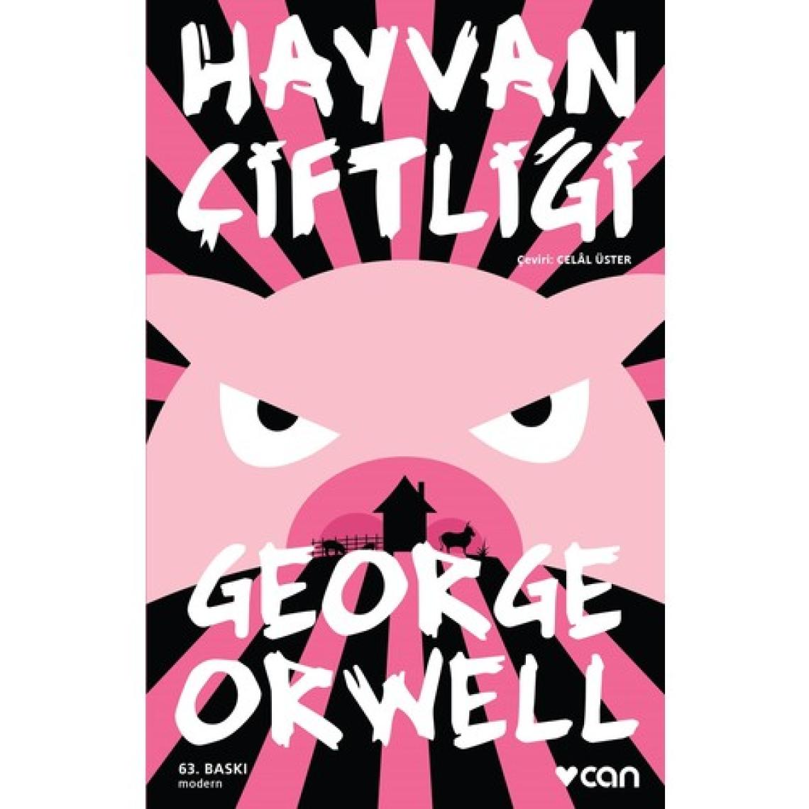Can Yayınları – George Orwell Hayvan Çiftliği Romanı, İmzalı, Ciltsiz, Politik Taşlama ve Alegorik Klasik