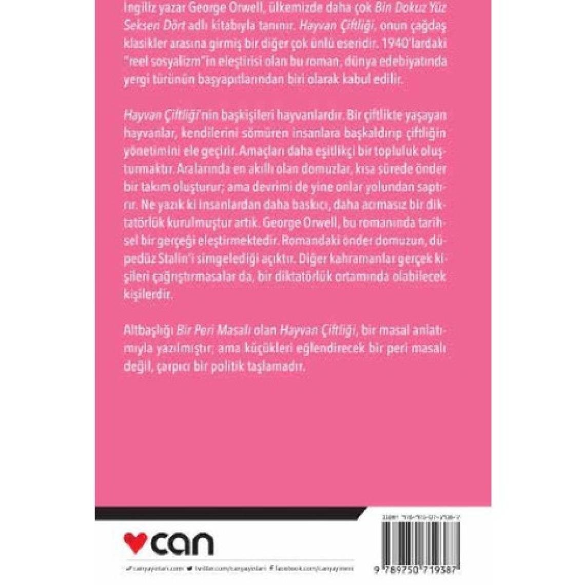Can Yayınları – George Orwell Hayvan Çiftliği Romanı, İmzalı, Ciltsiz, Politik Taşlama ve Alegorik Klasik