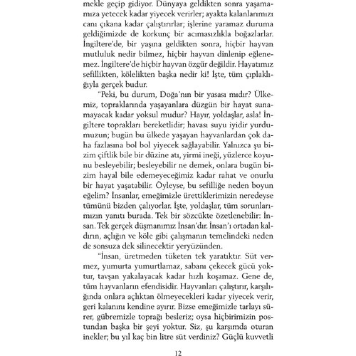 Can Yayınları – George Orwell Hayvan Çiftliği Romanı, İmzalı, Ciltsiz, Politik Taşlama ve Alegorik Klasik