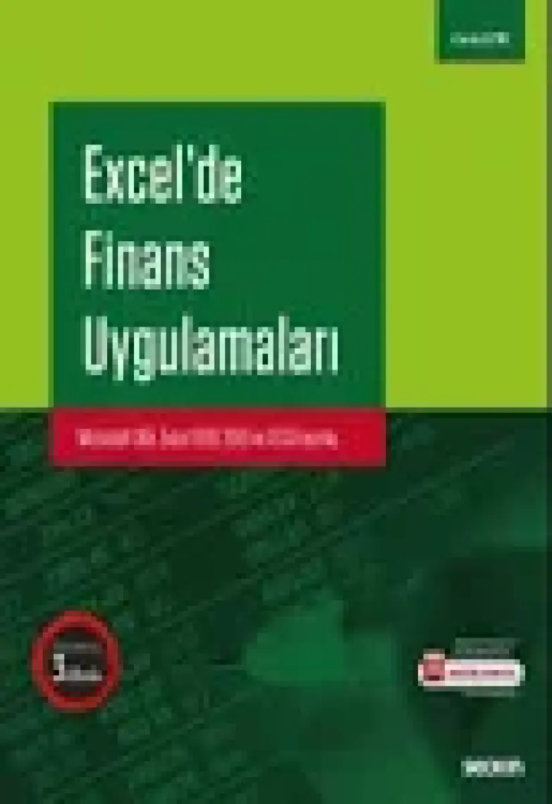Excel'de Finans Uygulamaları Microsoft 365 - Excel 2019 - 2016 ve 2013 Uyumlu - Cenk İltir