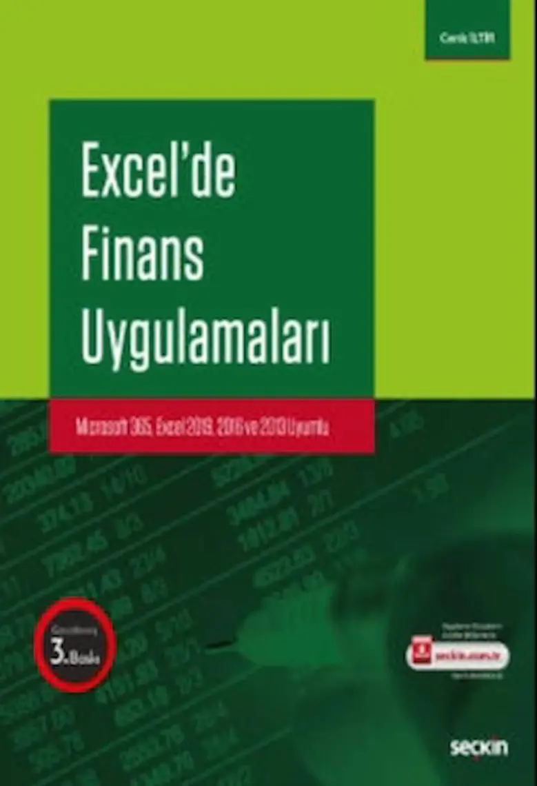 Excel'de Finans Uygulamaları Microsoft 365 - Excel 2019 - 2016 ve 2013 Uyumlu - Cenk İltir