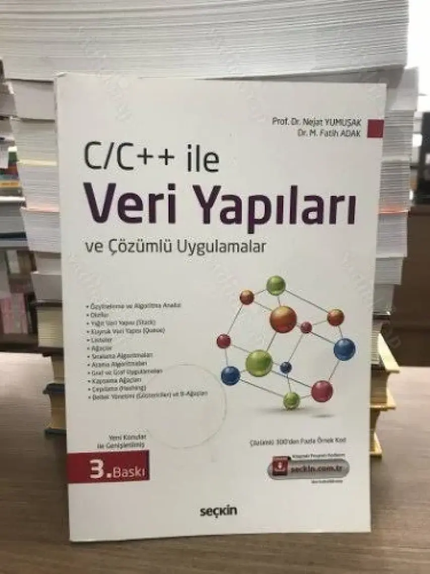 C/c++ ile Veri Yapıları ve Çözümlü Uygulamalar - Nejat Yumuşak, Muhammed Fatih Adak