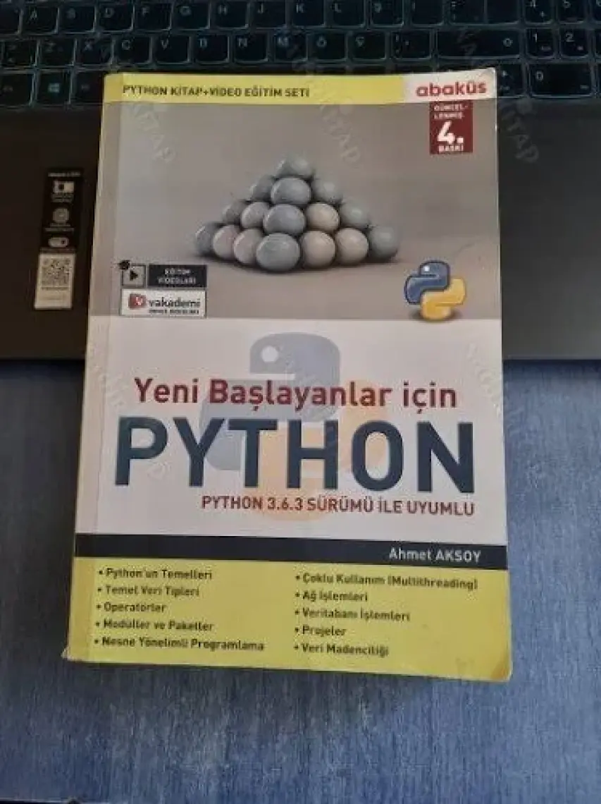 Yeni Başlayanlar İçin Python - Ahmet Aksoy