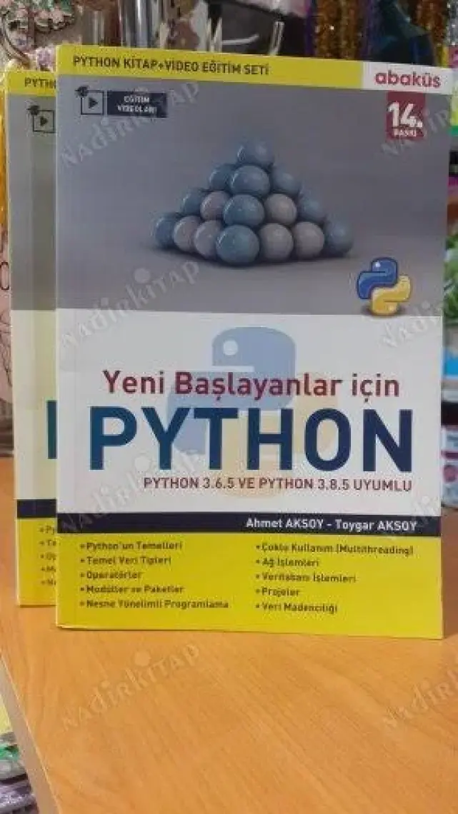 Yeni Başlayanlar İçin Python - Ahmet Aksoy
