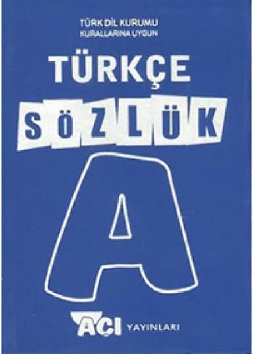 Açı Yayınları Türkçe Sözlük
