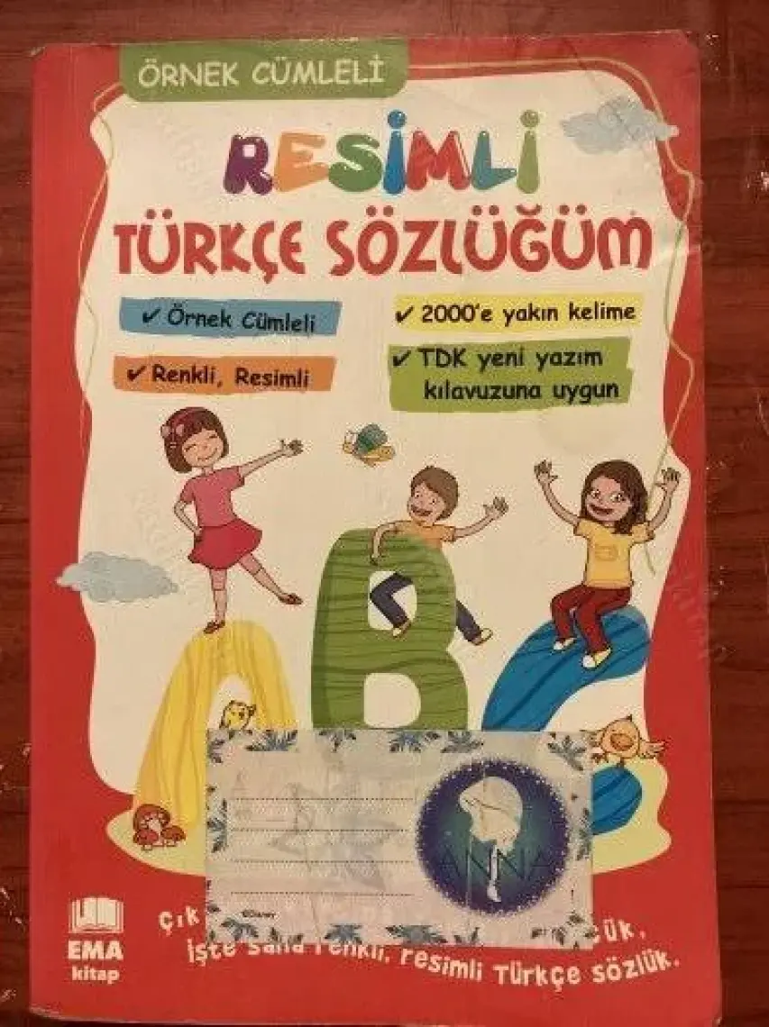 Ema Kitap Resimli Türkçe Sözlük