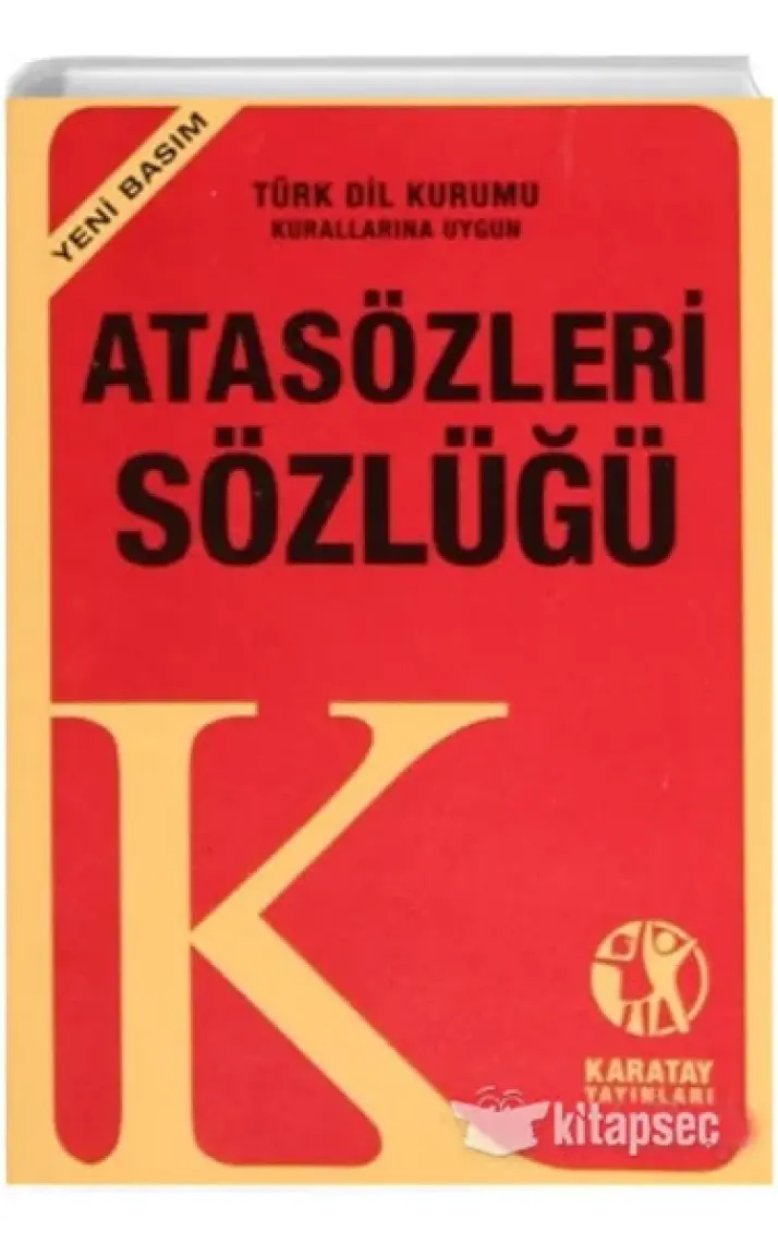Karatay Yayınları Atasözleri Ve Deyimler Sözlüğü