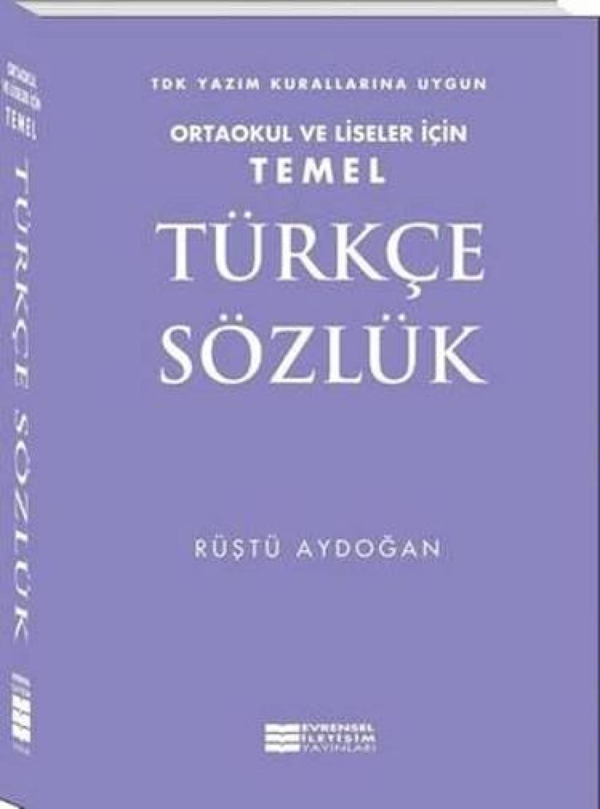 Evrensel İletişim Yayınları Temel Türkçe Sözlük (Ortaokul Ve Lise)