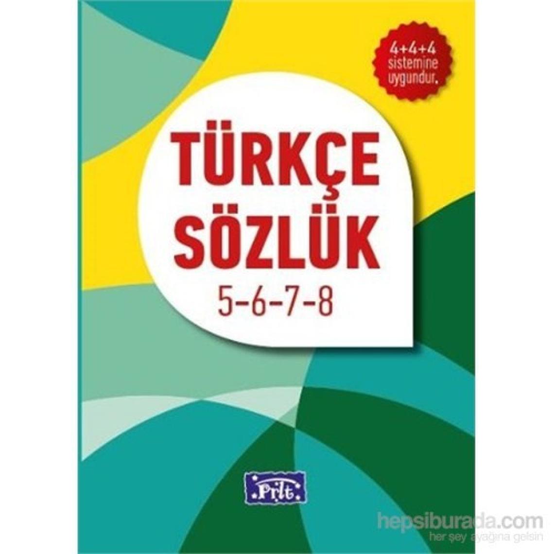 Türkçe Sözlük İlköğ. 5-6-7-8 -