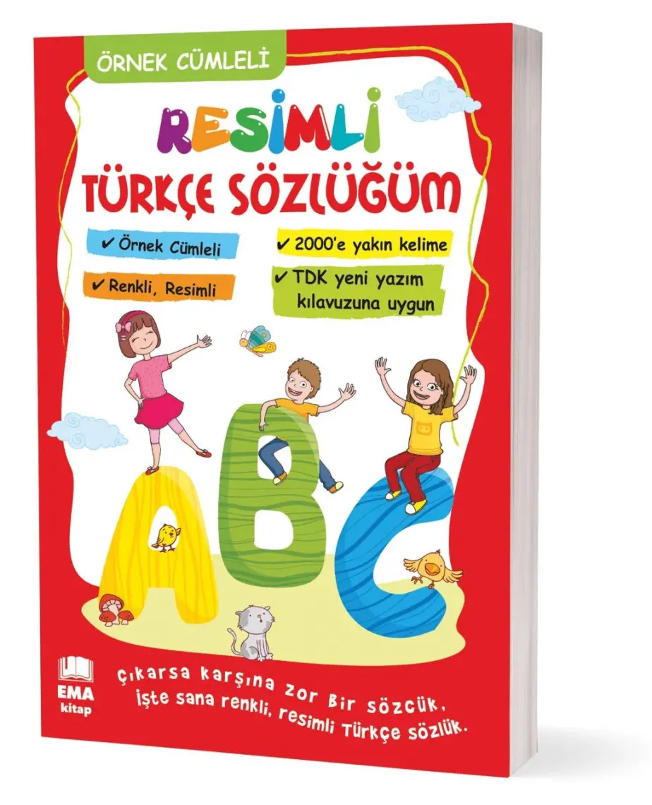 Ema Kitap Renkli Resimli Türkçe Sözlüğüm