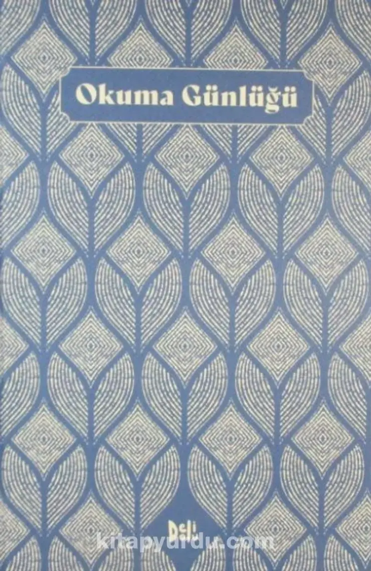 Okuma Günlüğü - Motifli - Lacivert (ciltli)