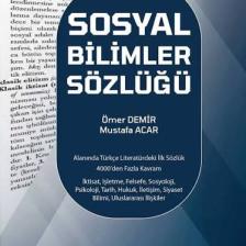 Sosyal Bilimler Sözlüğü - Ömer Demir - Mustafa Acar