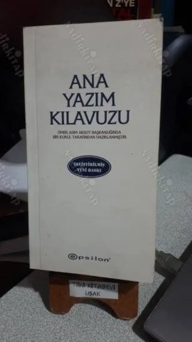 Epsilon Yayınevi Ana Yazım Kılavuzu