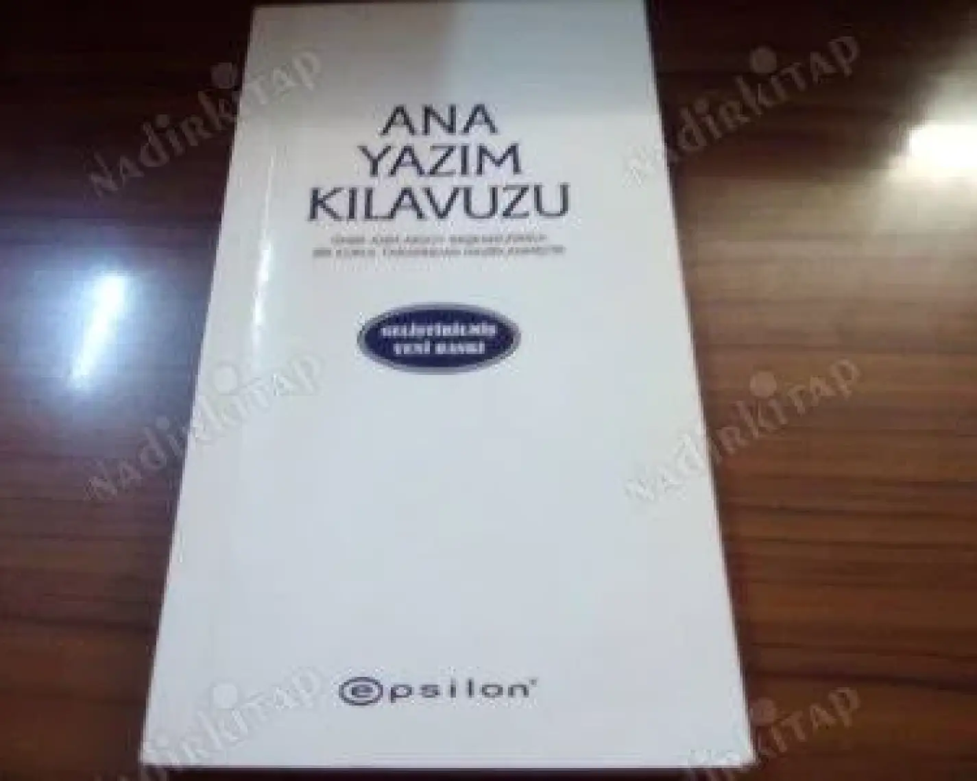 Epsilon Yayınevi Ana Yazım Kılavuzu