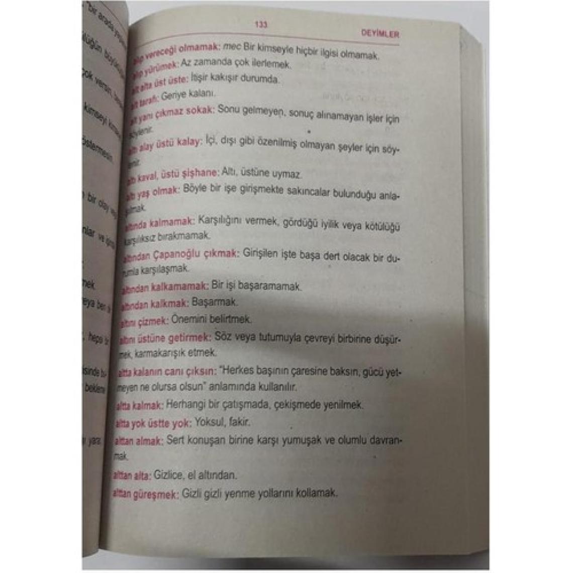 Artlantis Atasözleri ve Deyimler Sözlüğü Tdk Uyumlu Karton Kapak 320 Sayfa 1 Adet Sözlük Atasözleri Deyimler