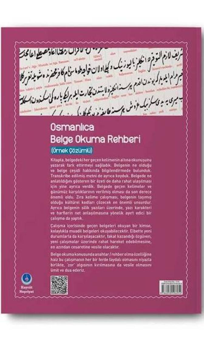 Hayrat  Osmanlıca Belge Okuma Rehberi