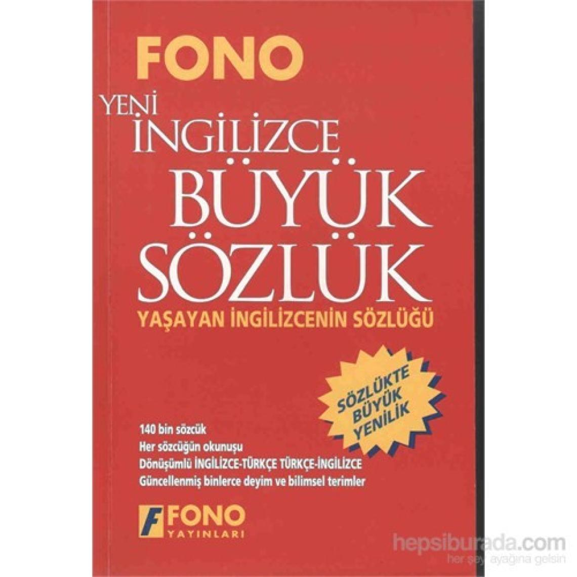 Yeni İngilizce Büyük Sözlük-Kolektif