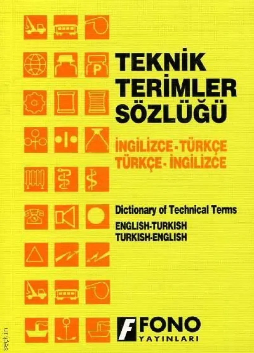Fono Yayınları Fono İngilizce/Türkçe - Türkçe / İngilizce Teknik Terimler