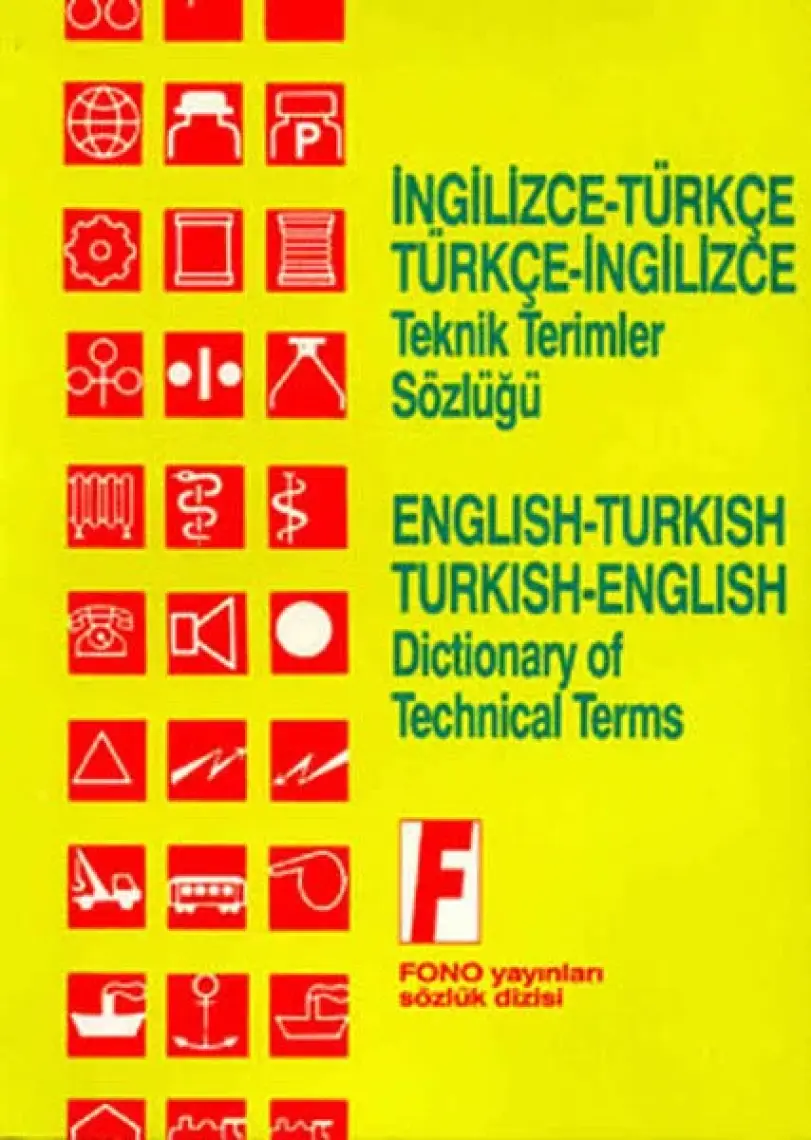 Fono Yayınları Fono İngilizce/Türkçe - Türkçe / İngilizce Teknik Terimler