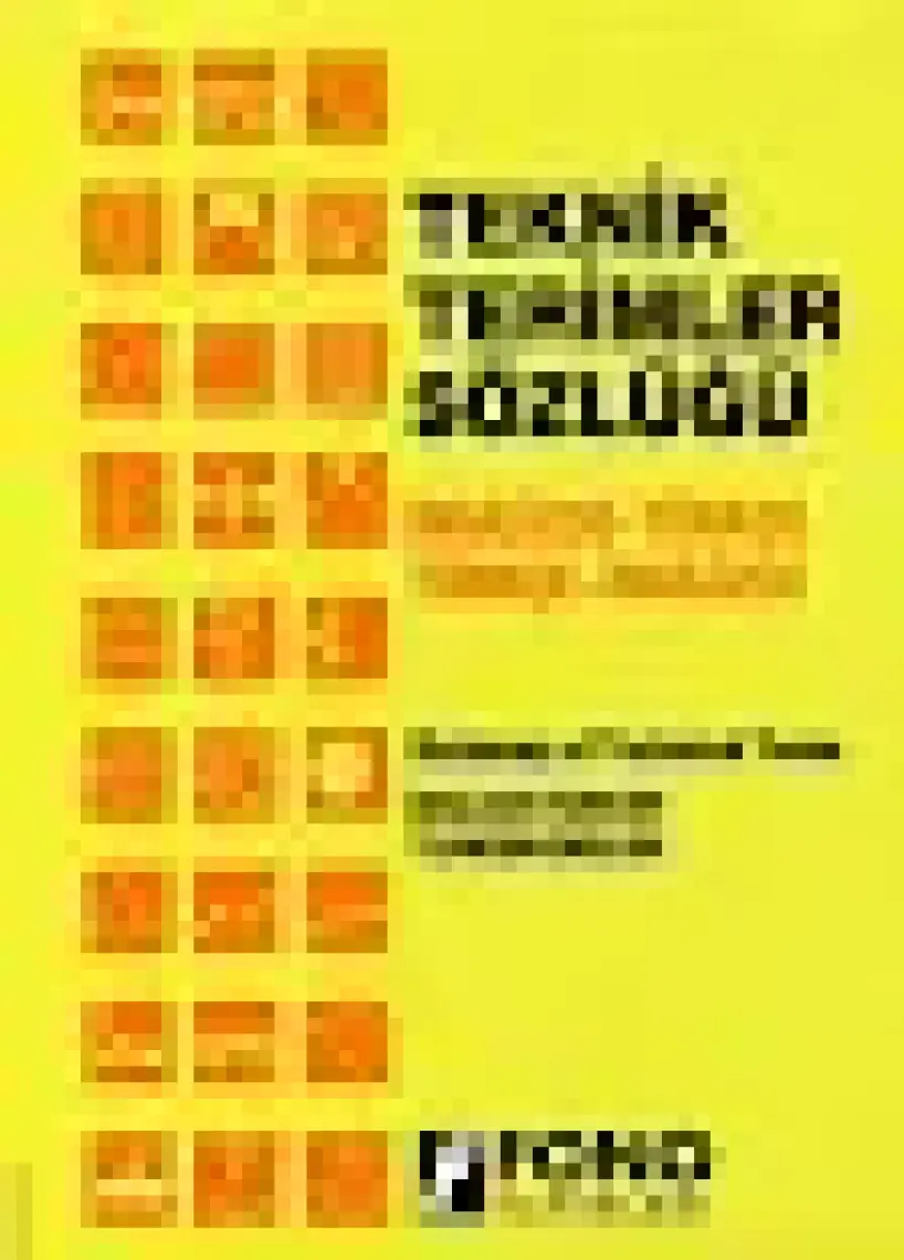 Fono Yayınları Fono İngilizce/Türkçe - Türkçe / İngilizce Teknik Terimler