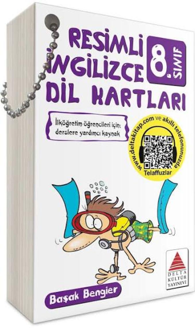 Delta Kültür Yayınevi Delta Resimli İngilizce Dil Kartları 8. Sınıf - Başak Bengier