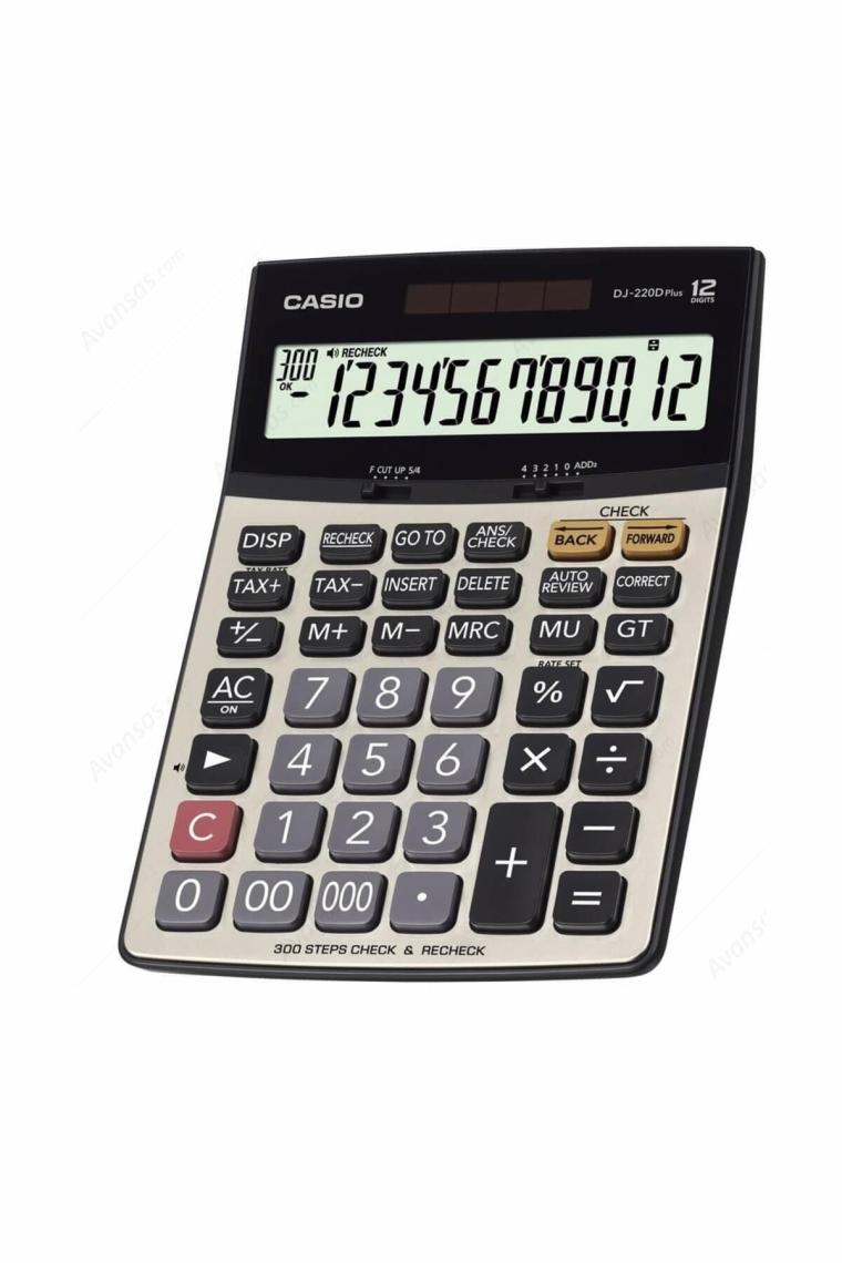 Hesap Makinesi Masa Üstü 12hane Dj-220d