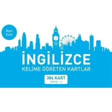 İngilizce Kelime Öğreten Kartlar Mavi Kutu (Sharp-Z)