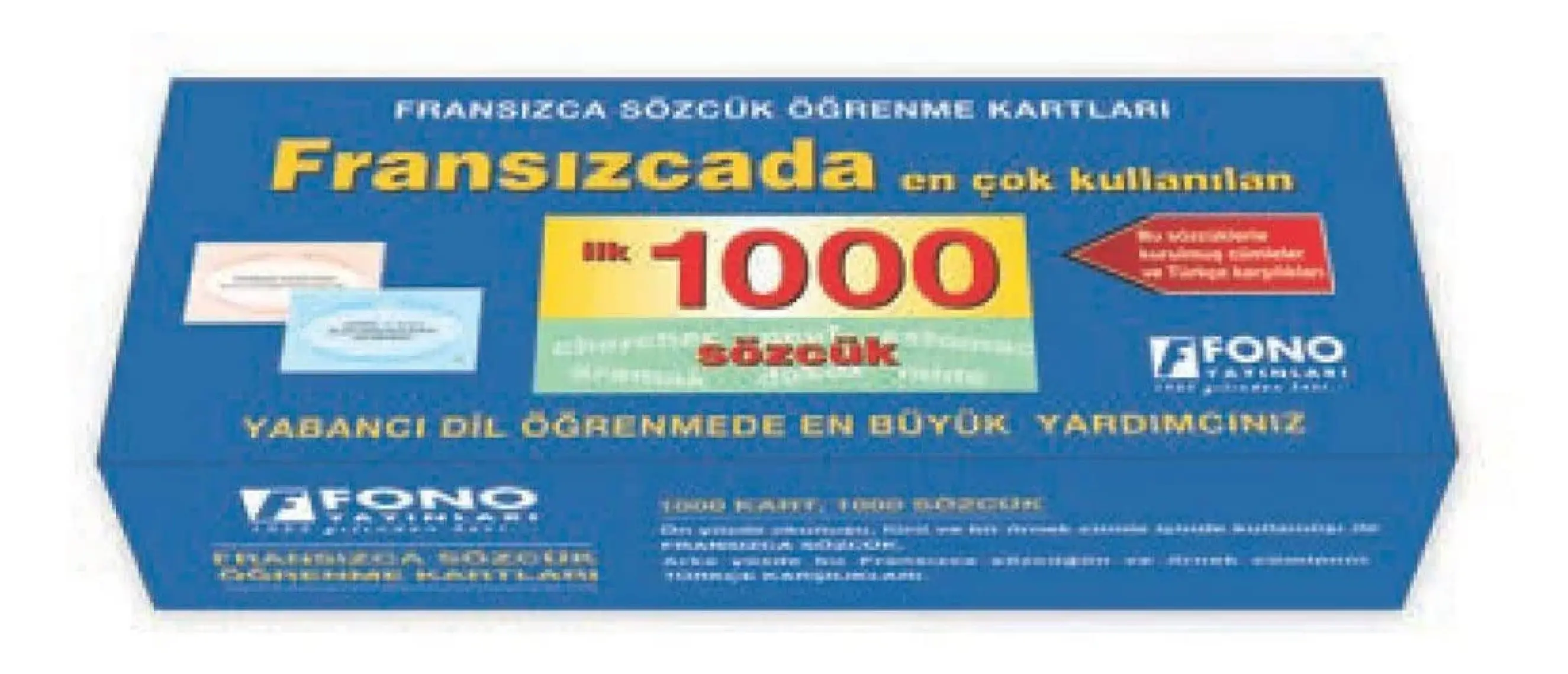 Fono Yayınları FONO Fransızcada En Çok Kullanılan 1000 Sözcük