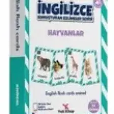 Yeti Kitap Ingilizce Kelime Kartları Hayvanlar (Ciltli)