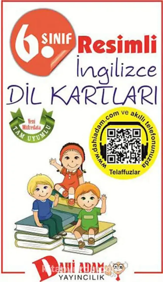 Dahi Adam 6. Sınıf Resimli İngilizce Dil Kartları