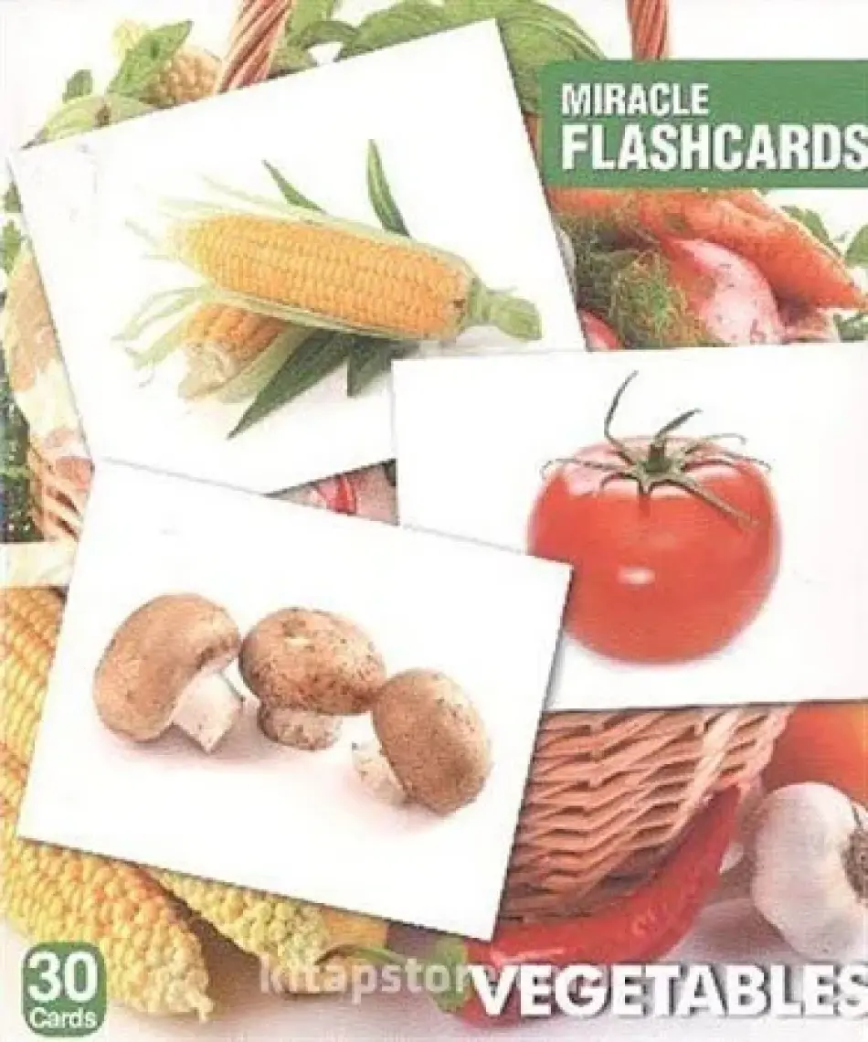 MK Publications Miracle Flashcards - Vegetables