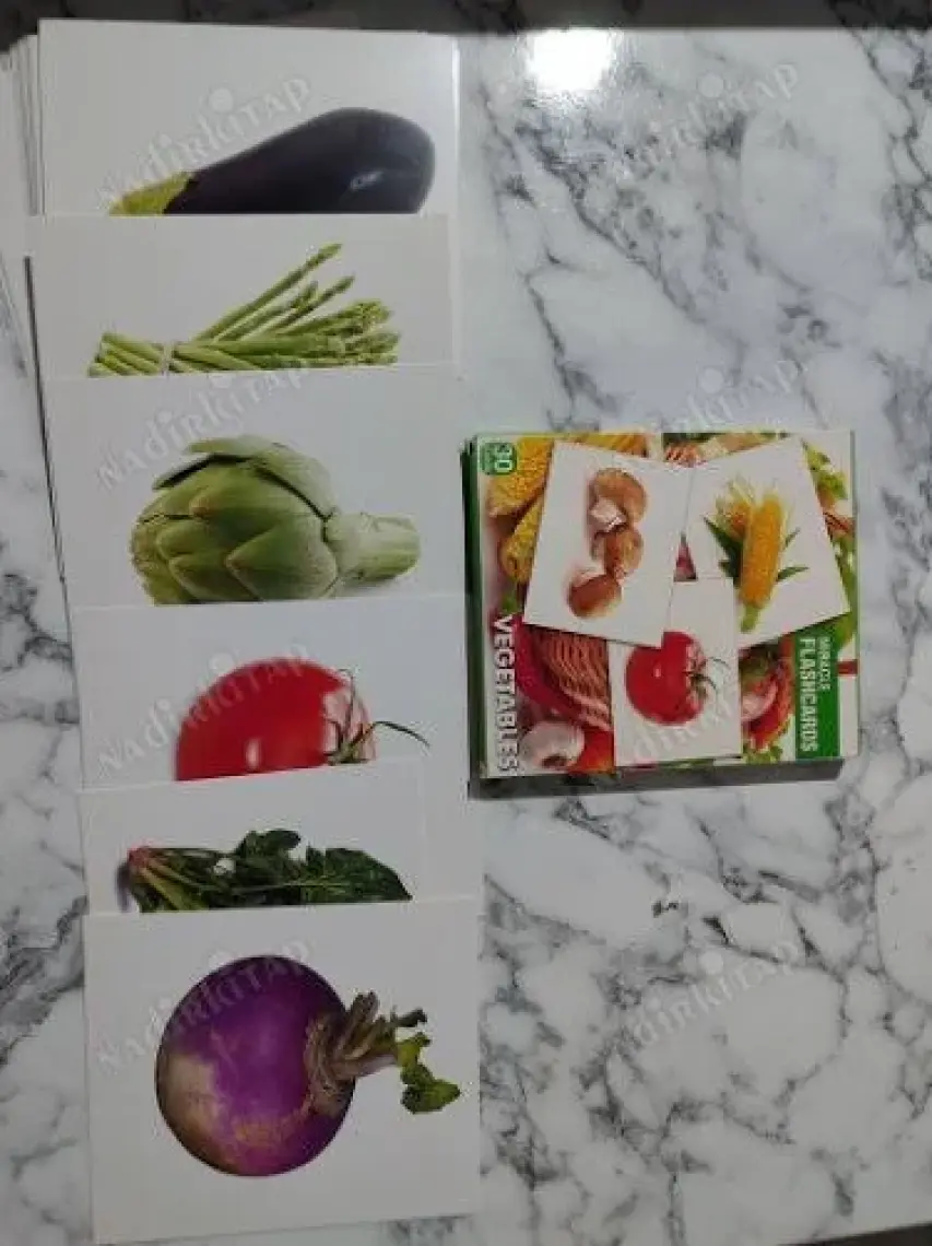 MK Publications Miracle Flashcards - Vegetables