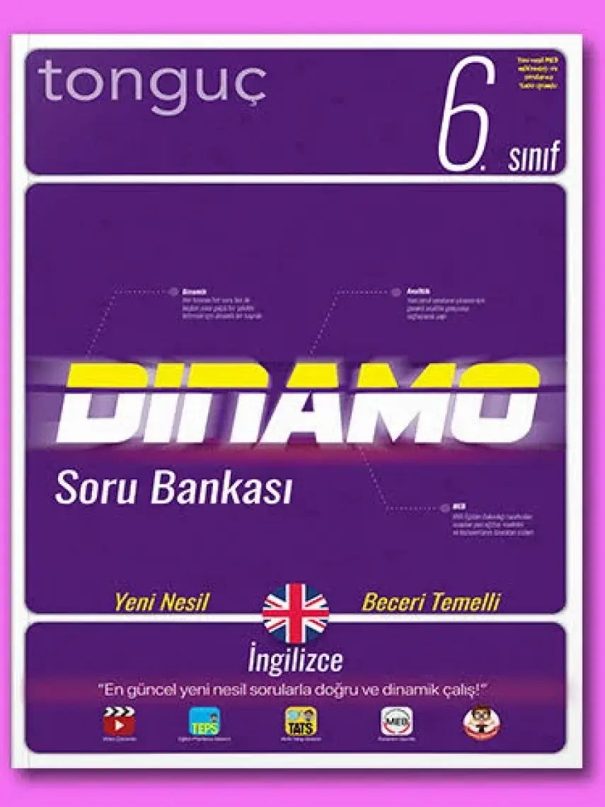 Tonguç Akademi 6. Sınıf İngilizce Dinamo Soru Bankası