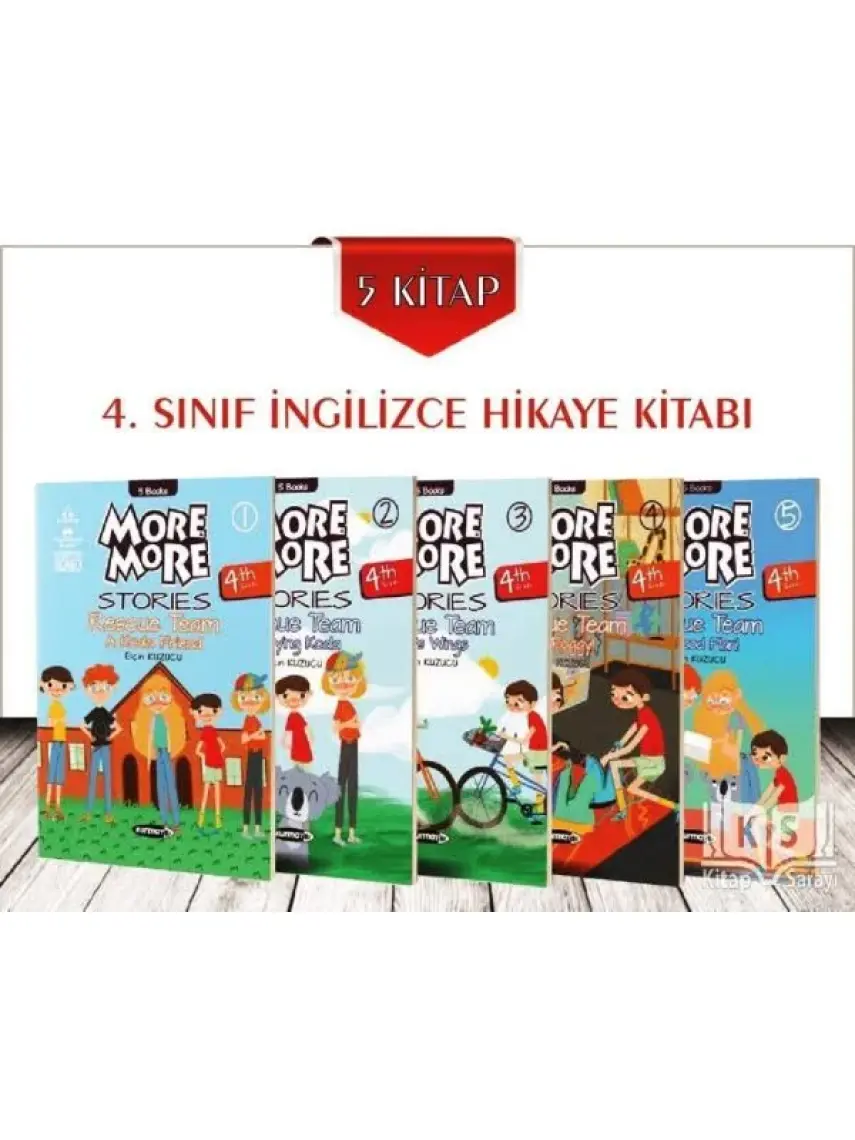 Kurmay Yayınları 4.Sınıf Hikaye Seti 5 Kitap Yeni 2022