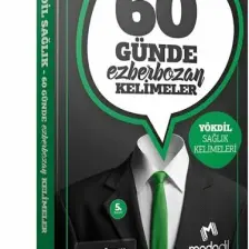 Modadil Moda Dil Yayınları 60 Günde Ezberbozan Kelimeler YÖKDİL Sağlık Kelimeleri